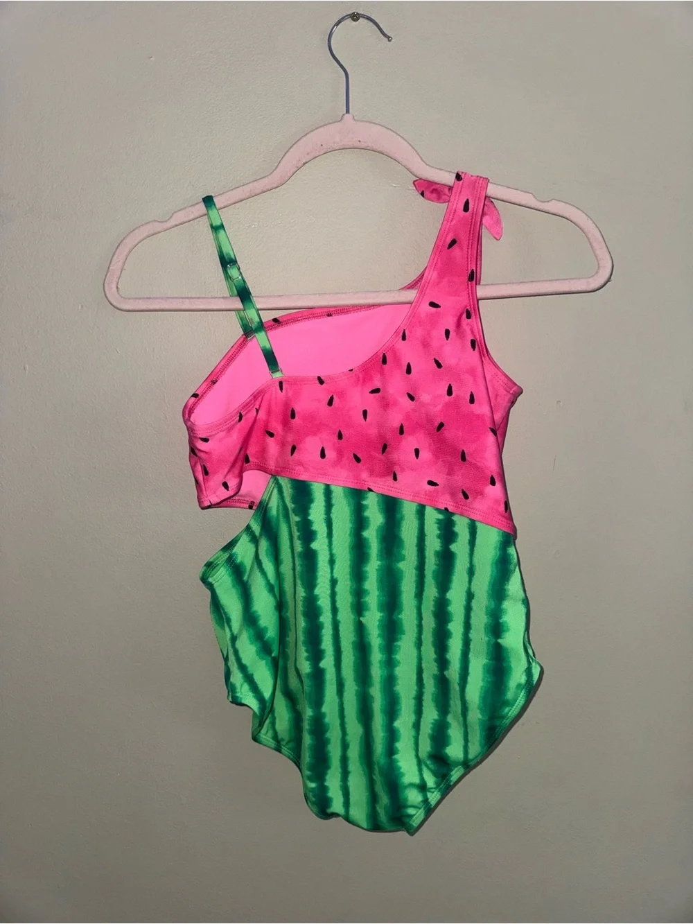 Cat & Jack, Girls Watermelon One-Piece Swimsuit, size 10/12 Plus